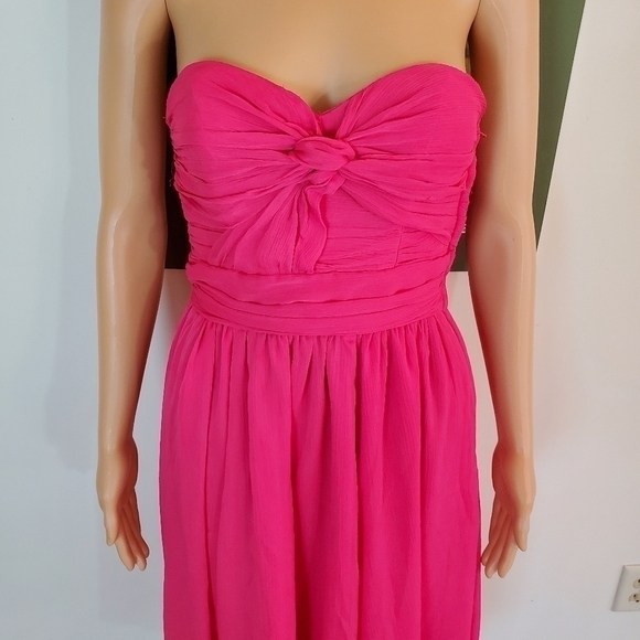 H&M chiffon strapless midi dress - Picture 8 of 13